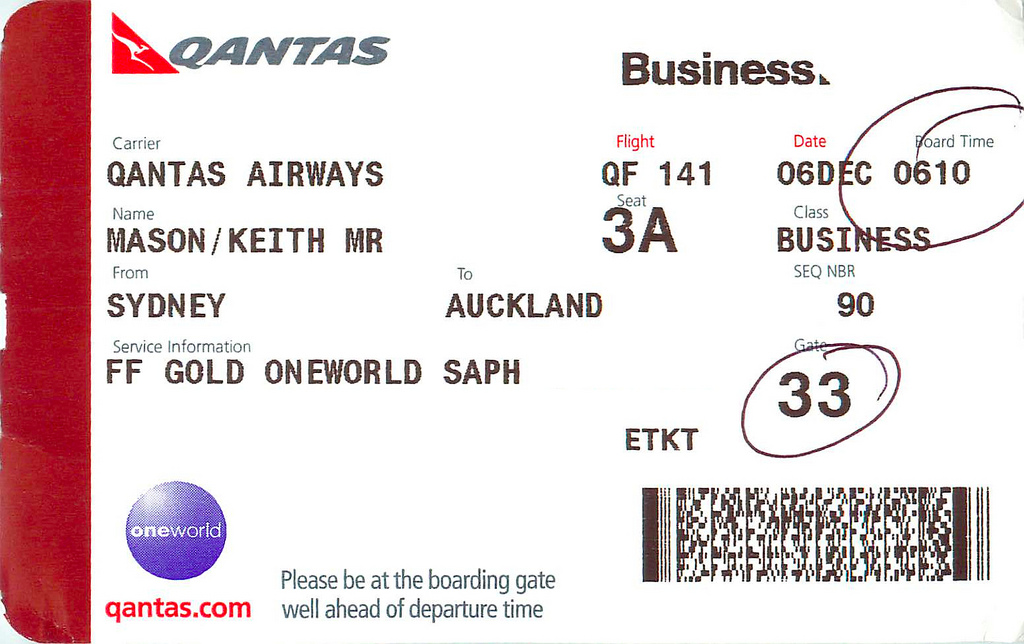 Sydney to New York - Qantas Business Class review