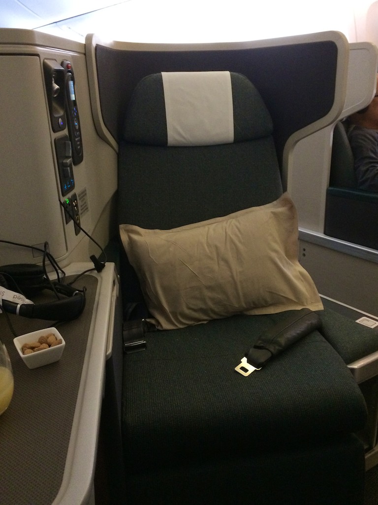 1 Cathay Pacific 777 Business Class review - Flying with kids on CX253 Hong Kong to London | Point Hacks