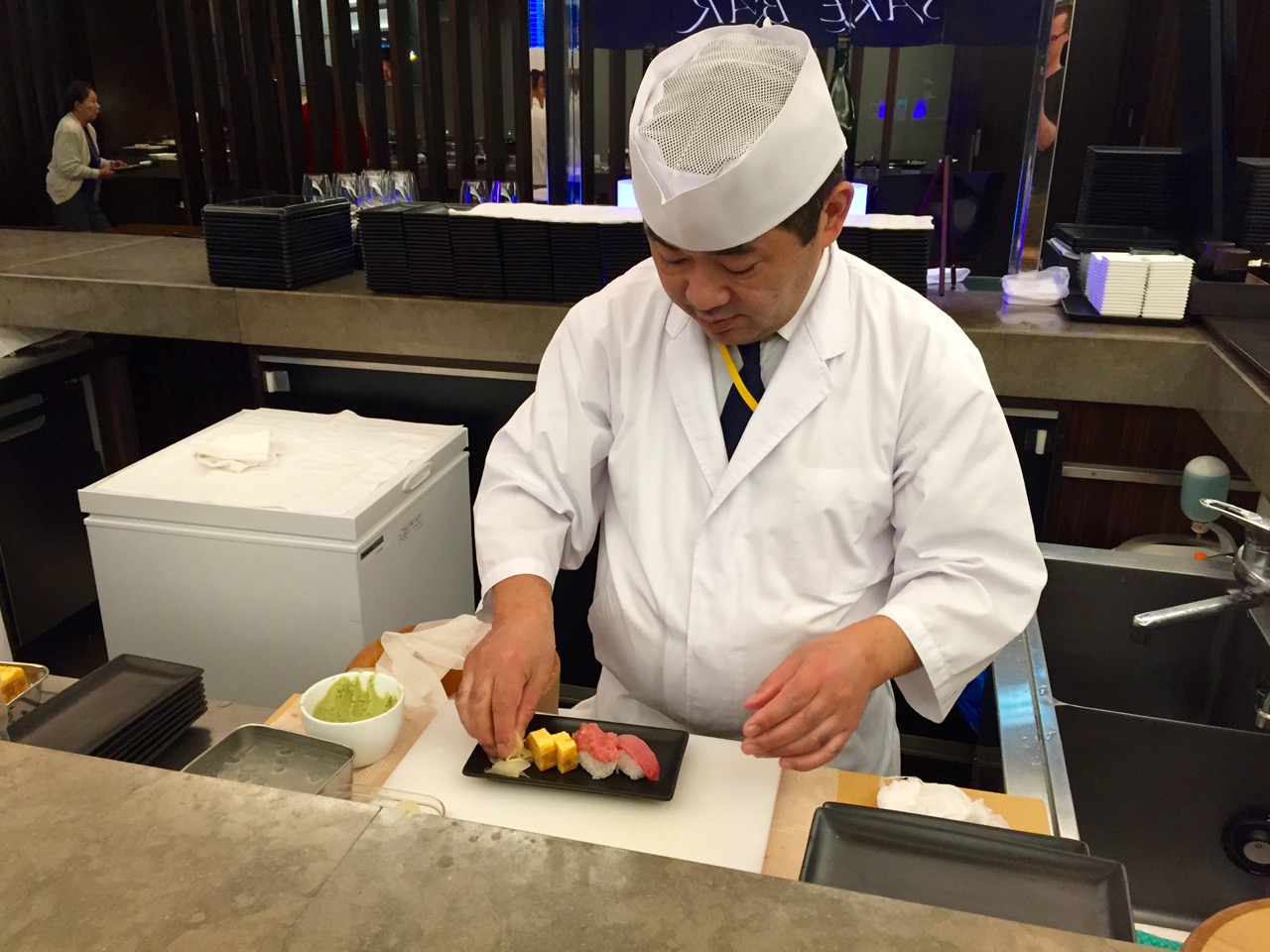 JAL Sakura First Lounge Narita - Sushi Bar (1) | Point Hacks