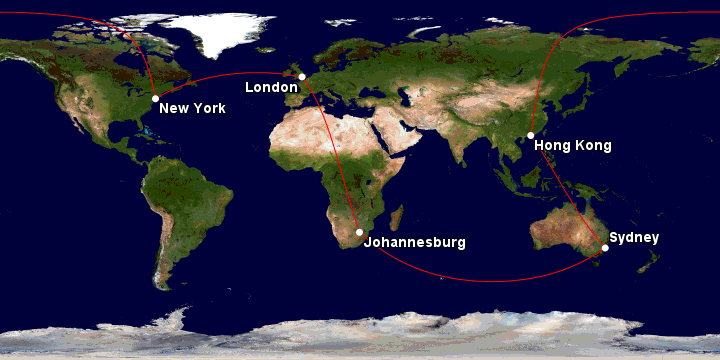 Flight sample route1