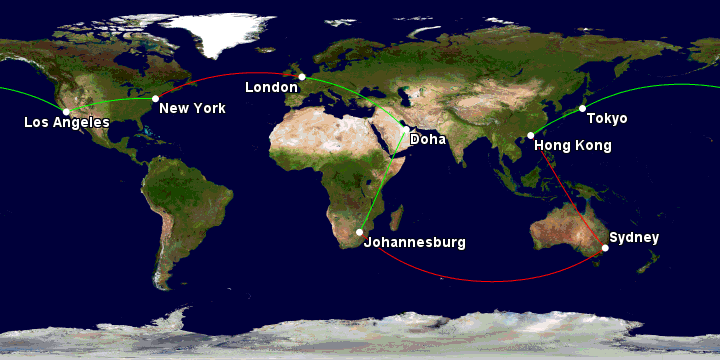Flight sample route1