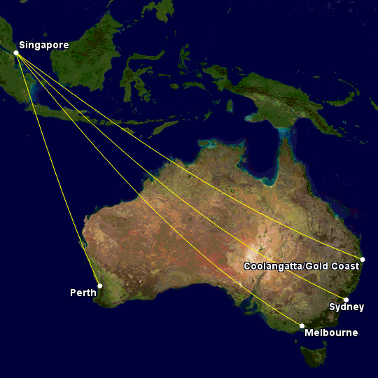 Scoot Aussie destinations