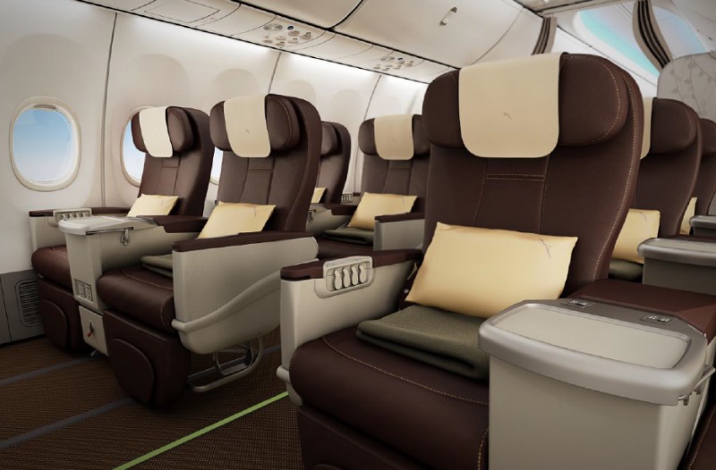 SilkAir 737 Business Class seat