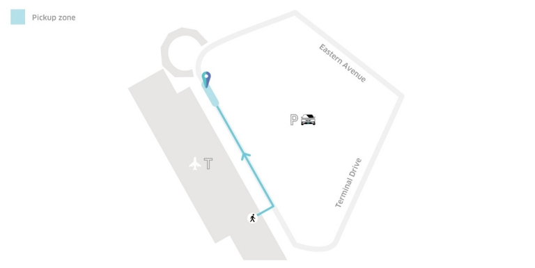 Gold Coast Uber pickup zone map