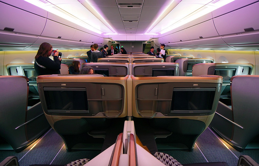 Singapore Airlines new A350 Business Class
