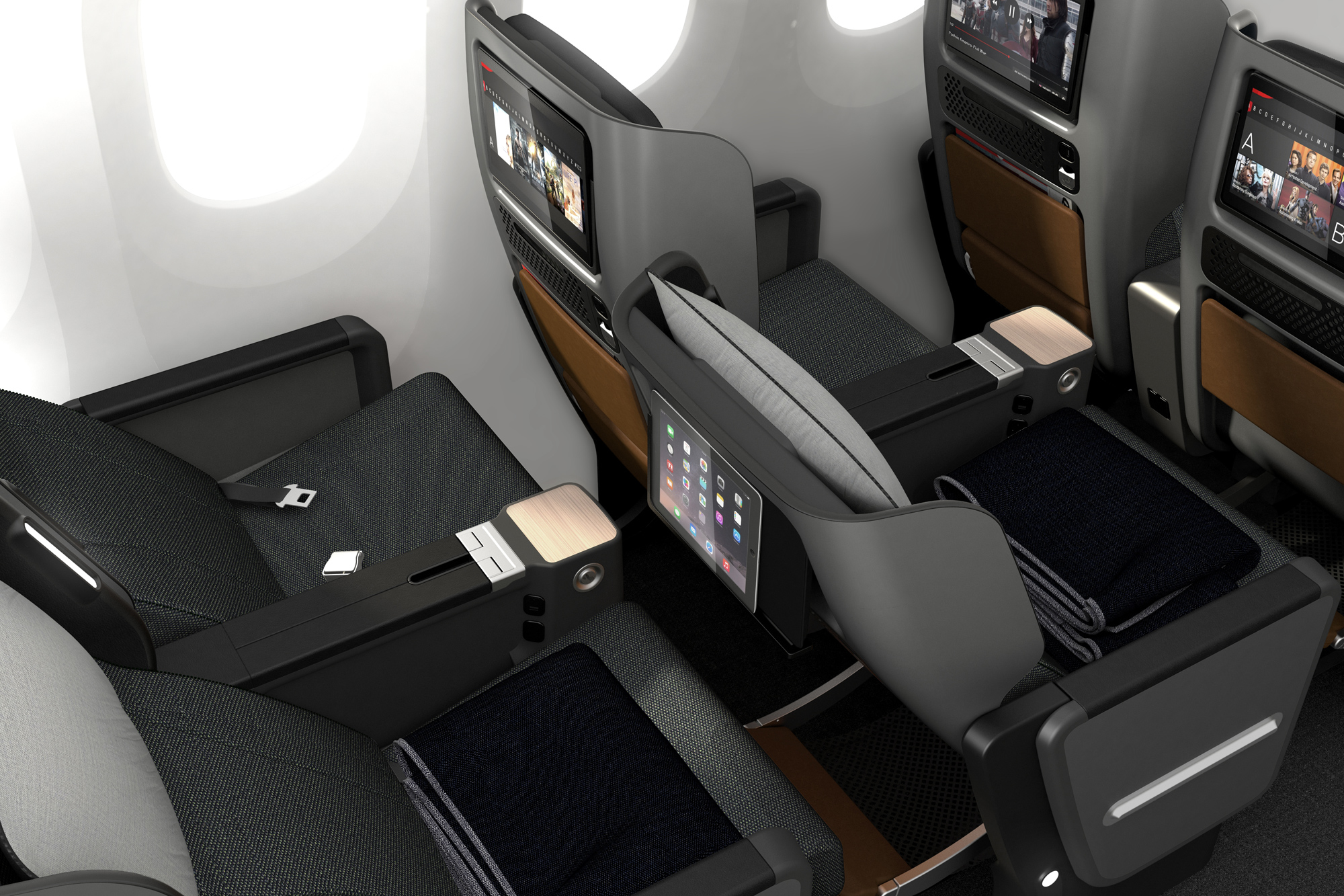 Qantas 787 Premium Economy seat