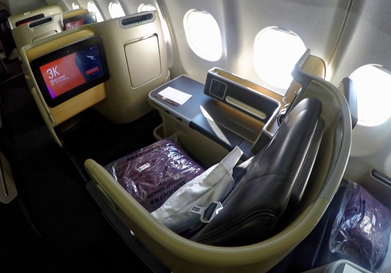 The new Qantas A330 domestic Business Class