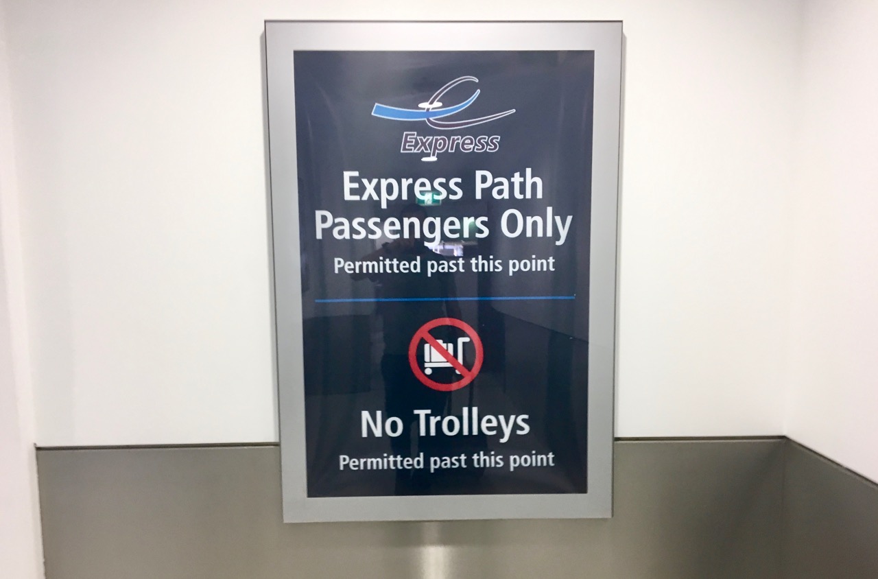 Express Path sign