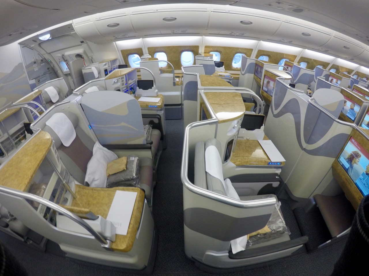 Emirates A380 Trans-Tasman Cabin