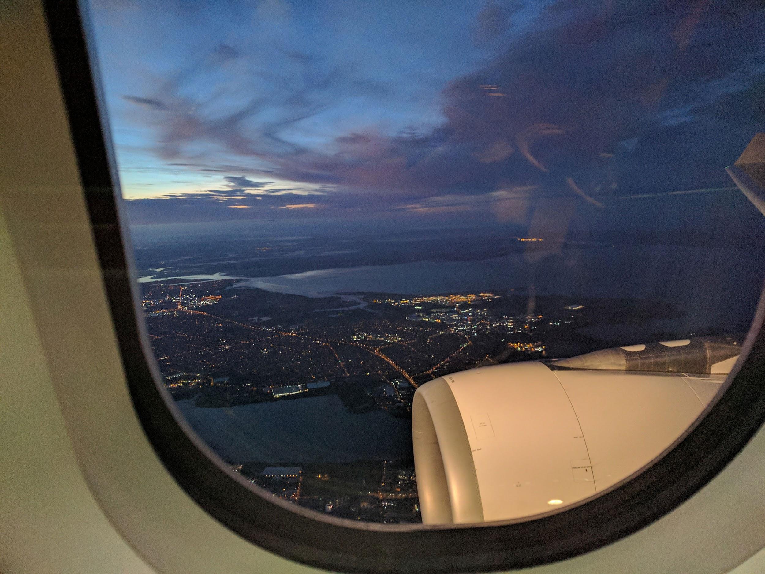 View approaching Auckland