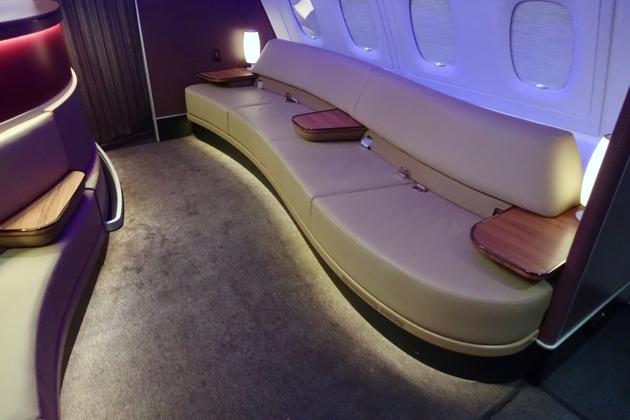 Qatar Airways A380 onboard bar