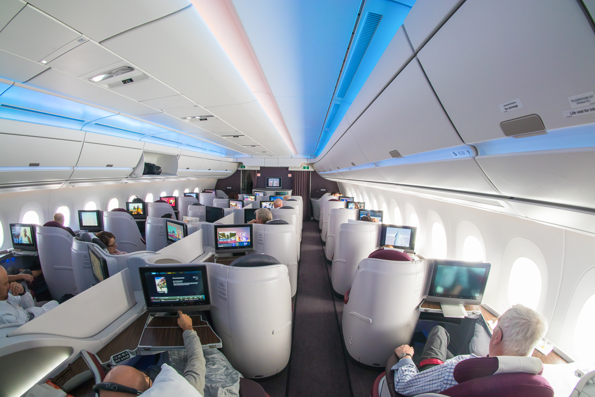 Qatar A350 Business Class