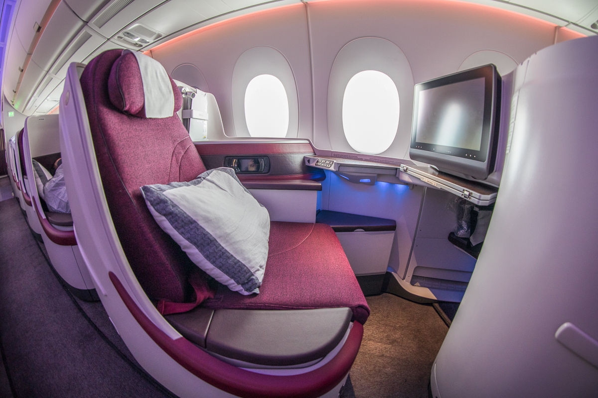 Qatar A350 Business Class