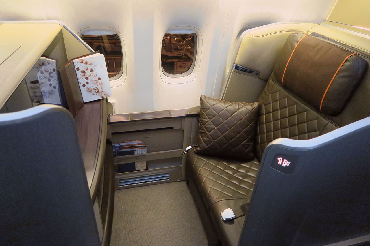 Singapore Airlines 777 First Class