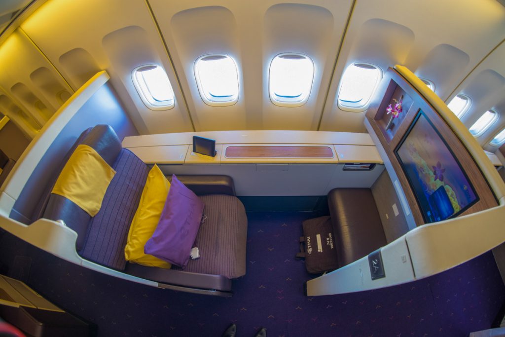THAI Airways 747 First Class Seat | Point Hacks