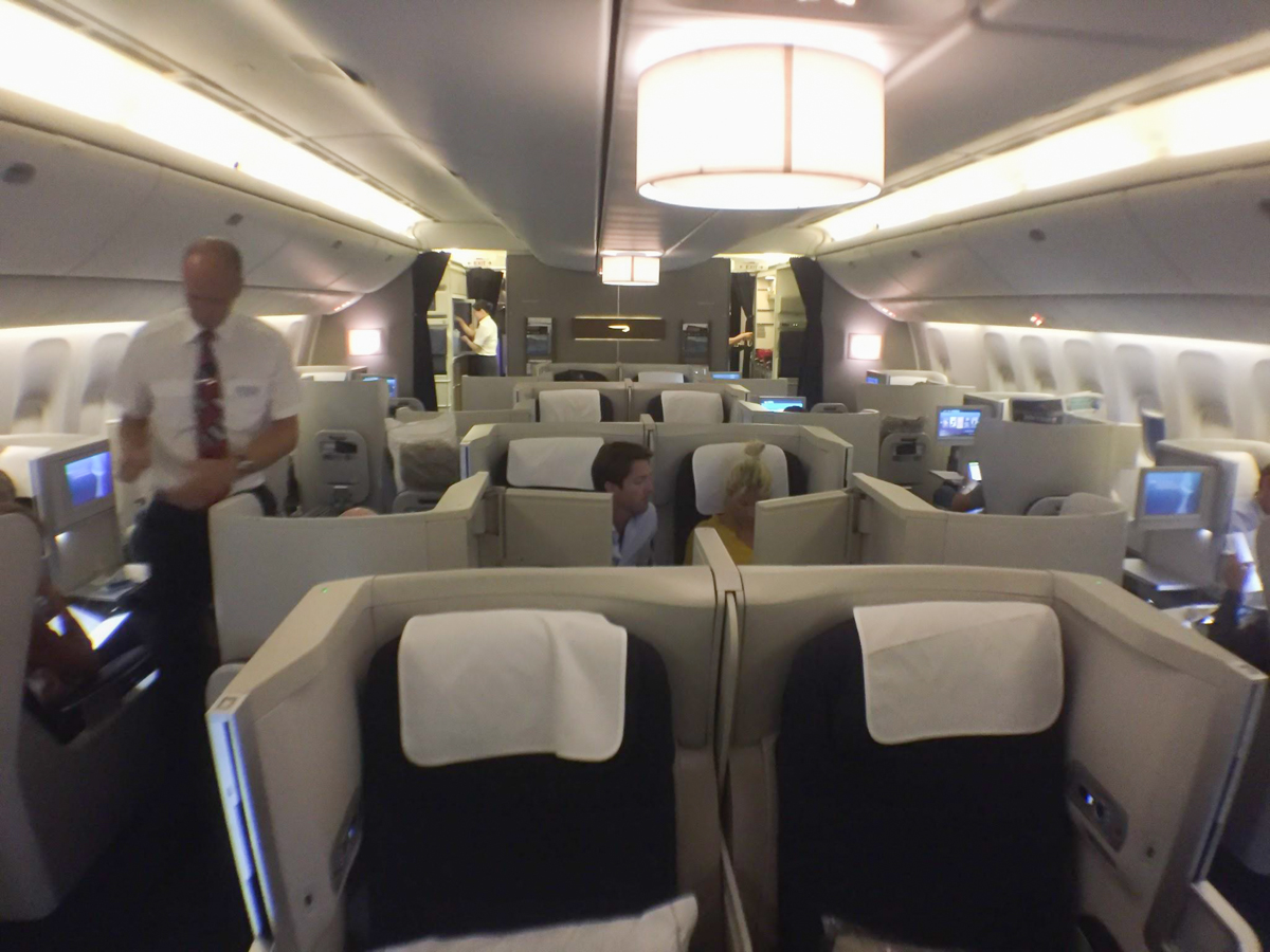 British Airways' Boeing 777 Business Class