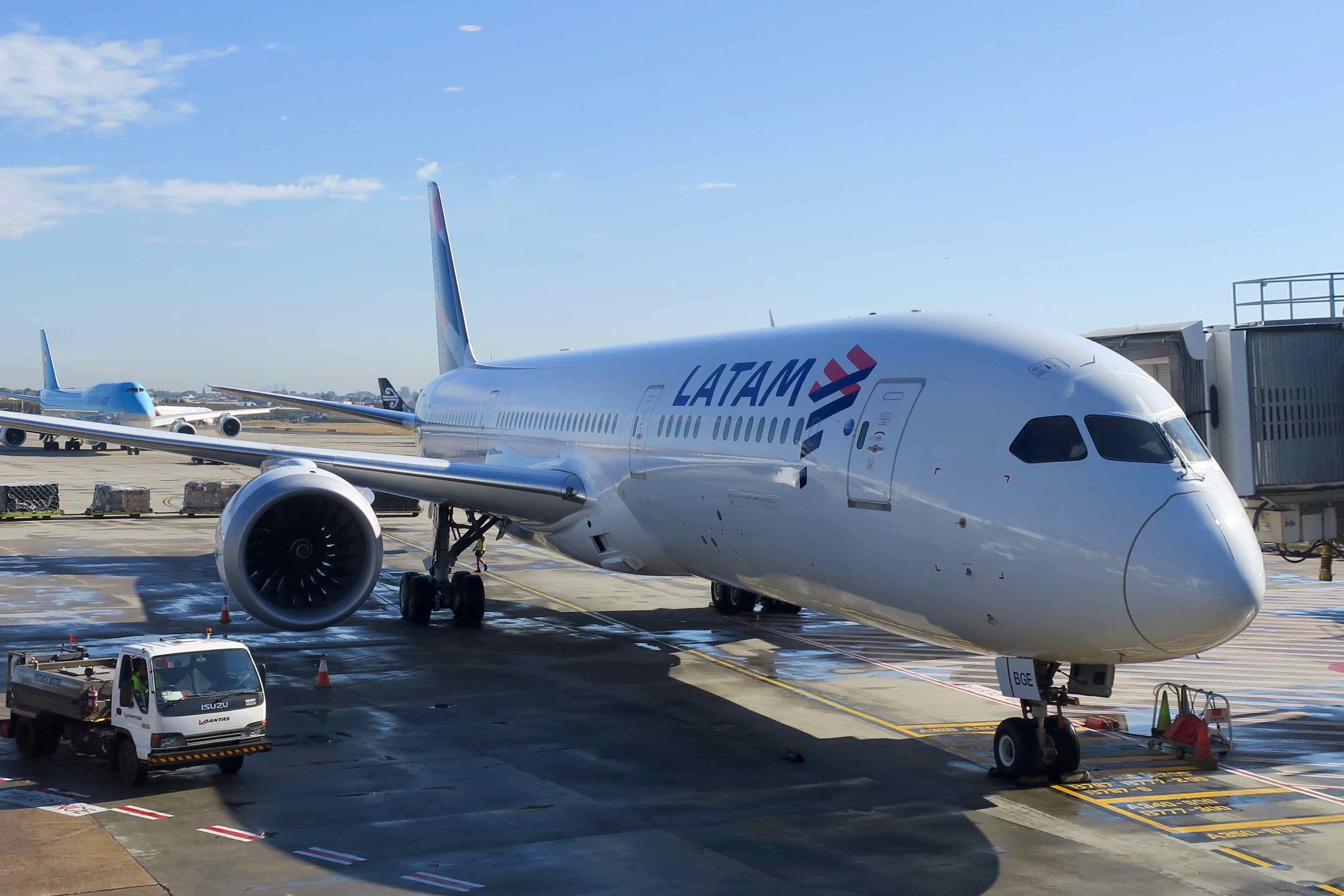 LATAM Boeing 787 Dreamliner at Sydney Airport
