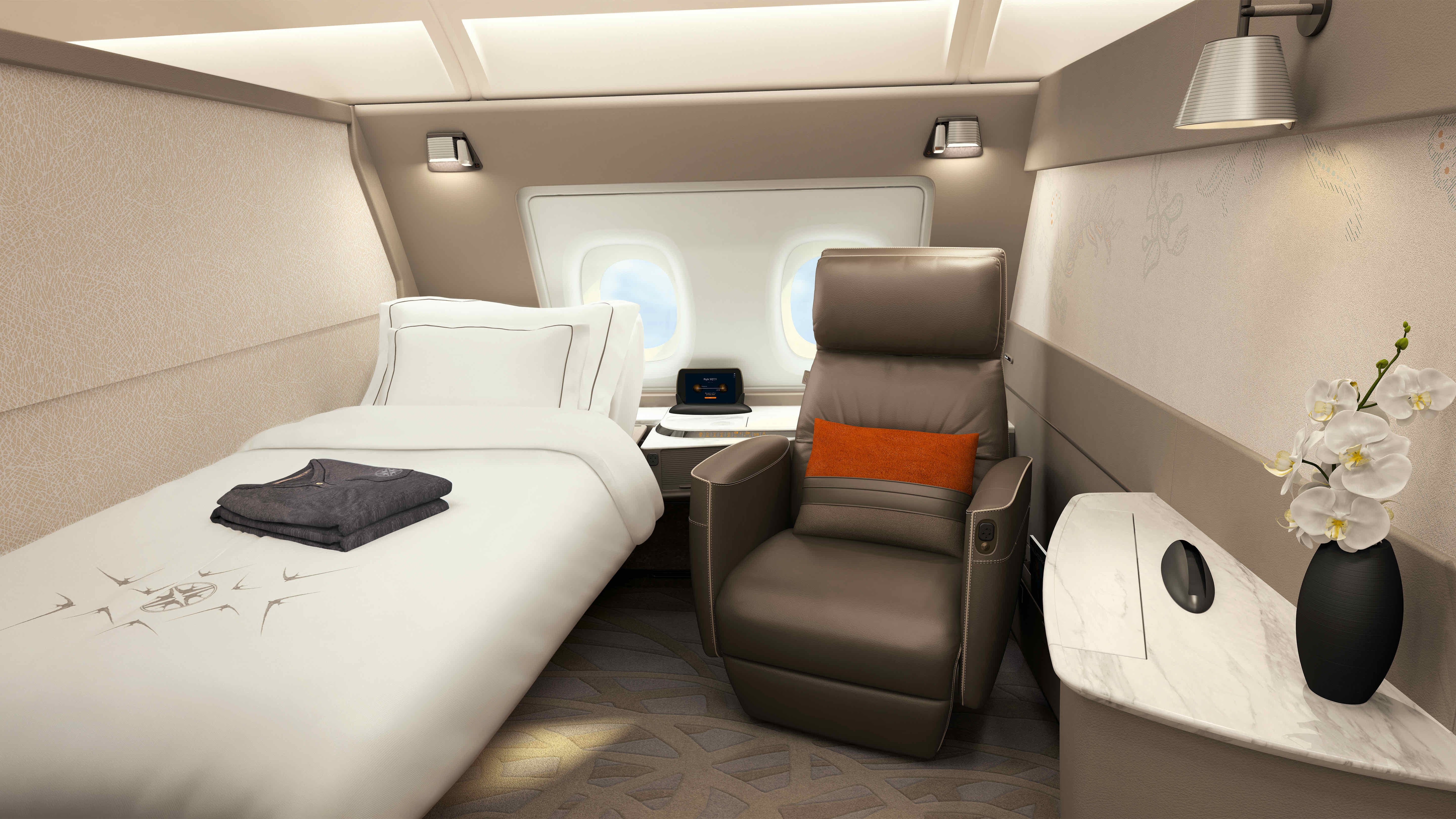 Singapore Airlines A380 First Class Apartments