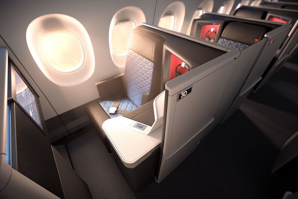 Delta Airlines A350 Delta One Class