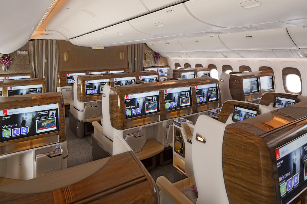 Emirates 777 New Business Class