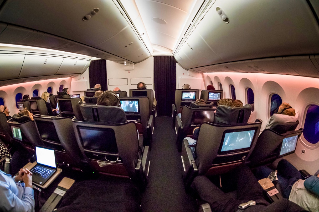 Qantas 787 Business Class