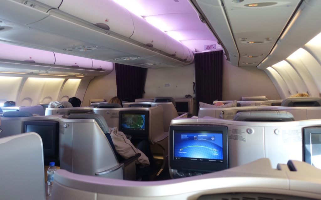 The Malaysia Airlines A330 Cabin