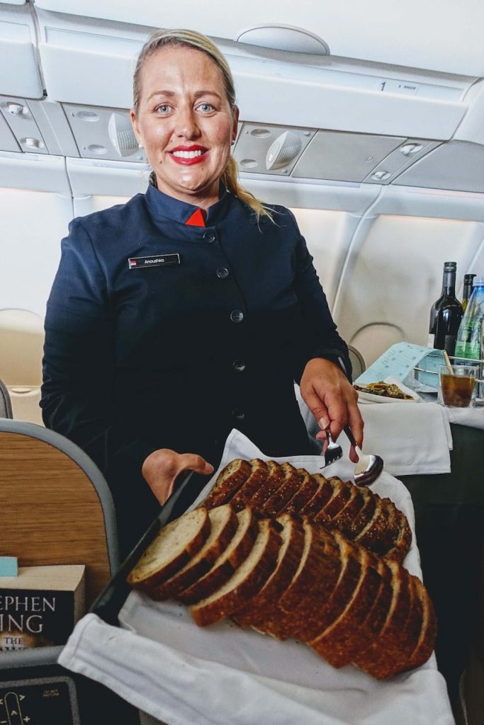 Qantas A330 Brisbane Flight Attendant