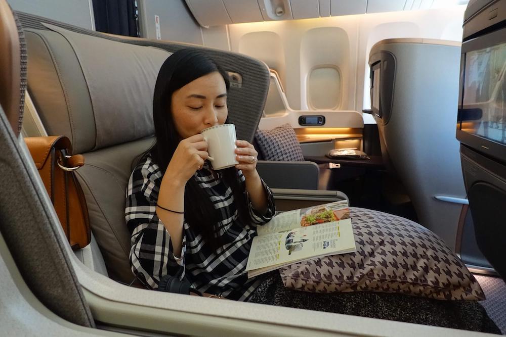 Singapore Airlines 777 Business Class