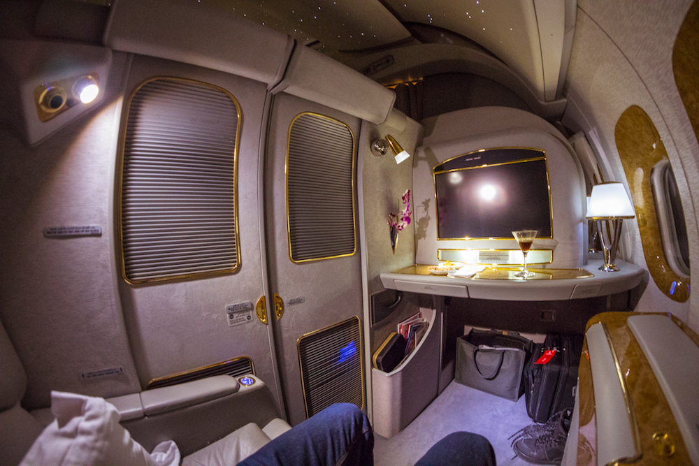 Emirates 777 First Class suite