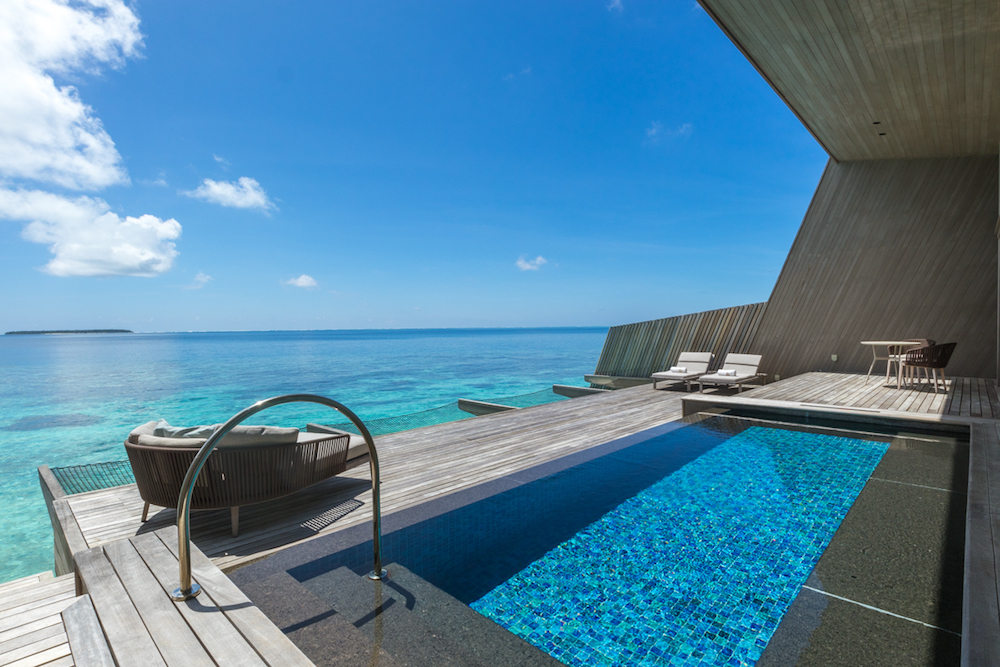 The St. Regis Maldives pool