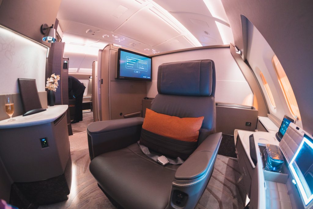 Singapore Airlines A380 Suites Class seat