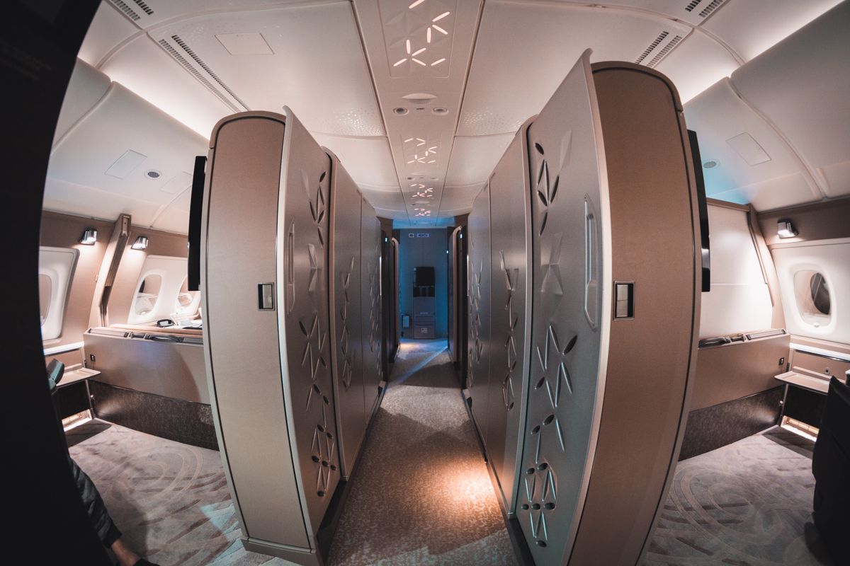 Singapore Airlines' newest A380 First Class