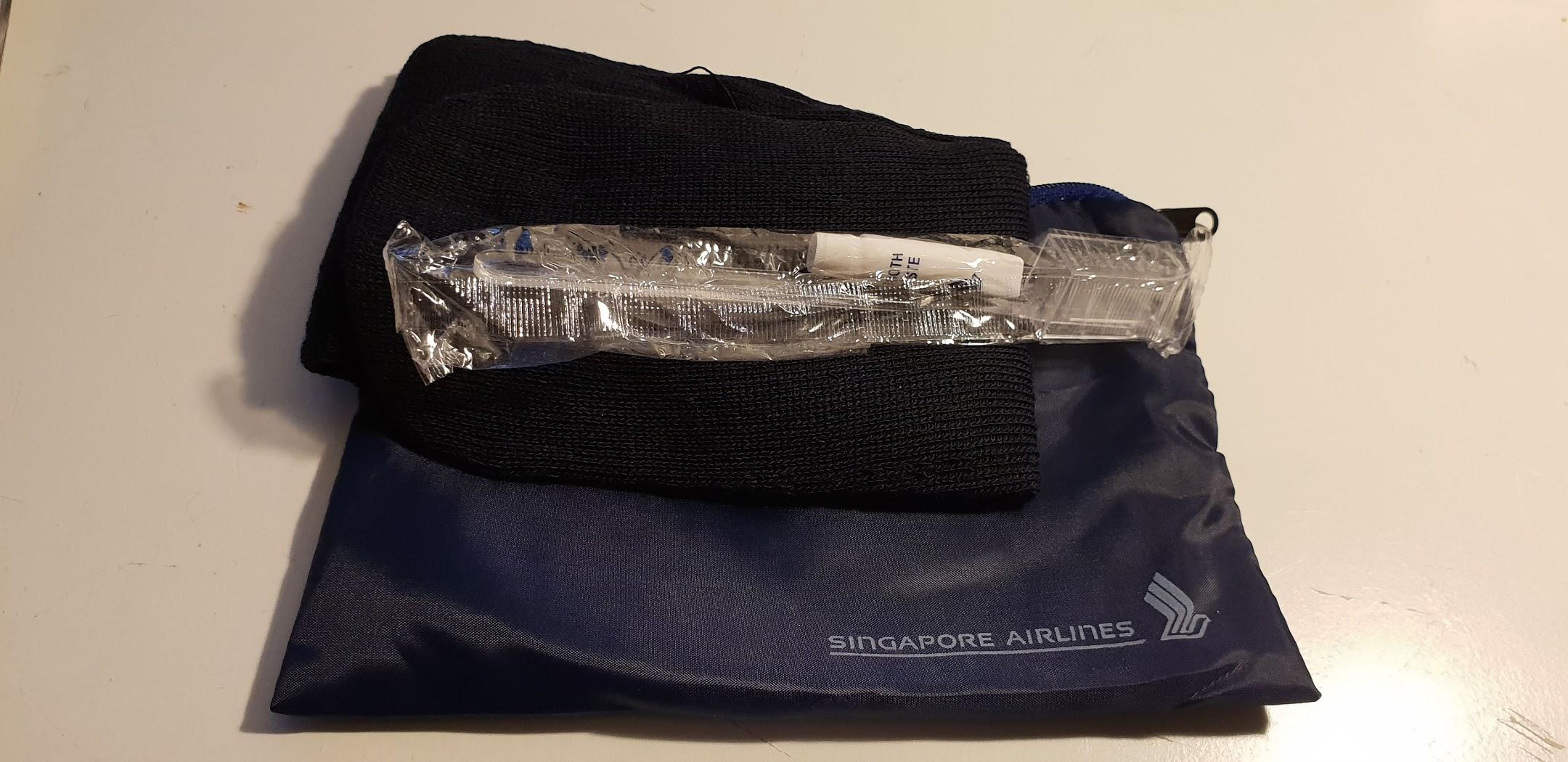 Singapore Airlines A350 Economy amenity kit