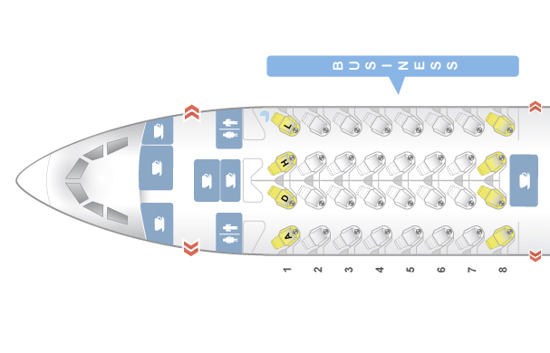 SeatGuru seat map pf The Finnair A350