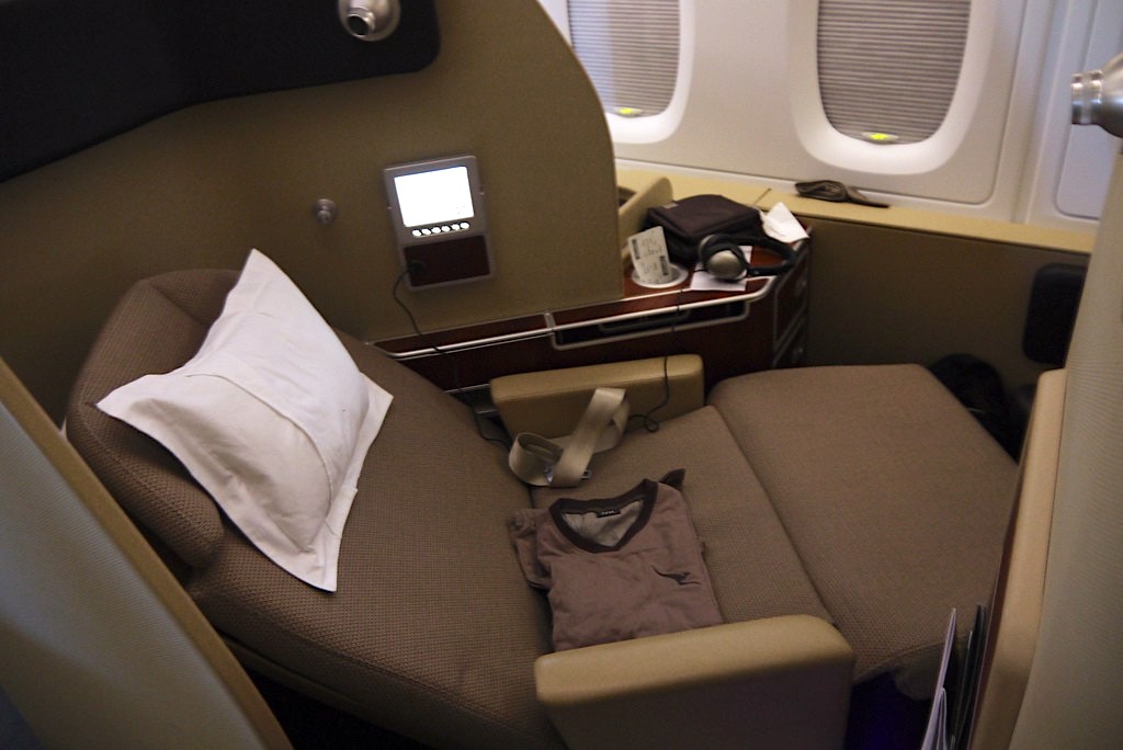 Qantas A380 First Class seat