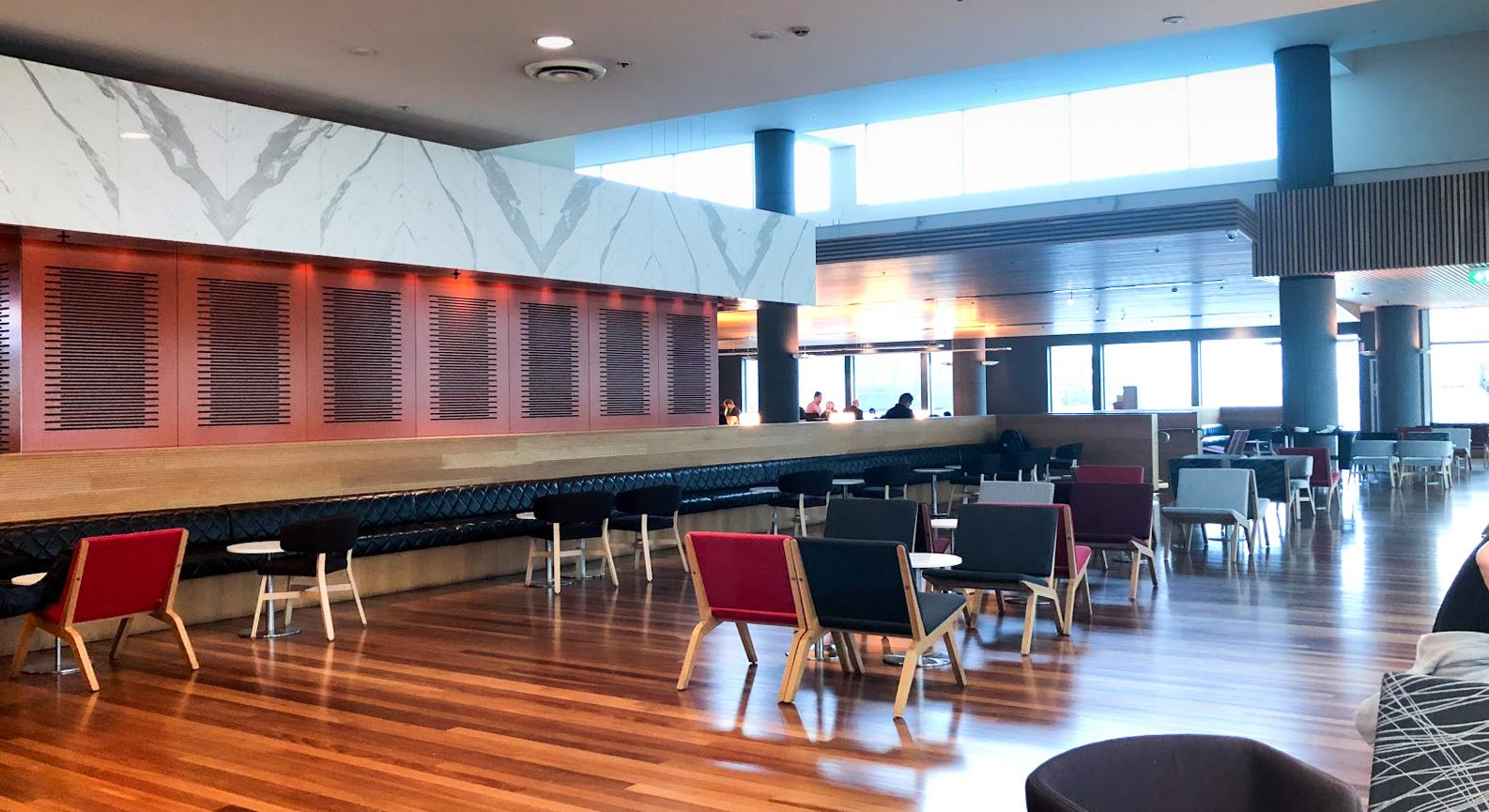Qantas Club Sydney seating area