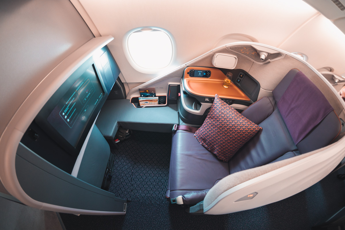 Singapore Airlines new A380 Business Class seat