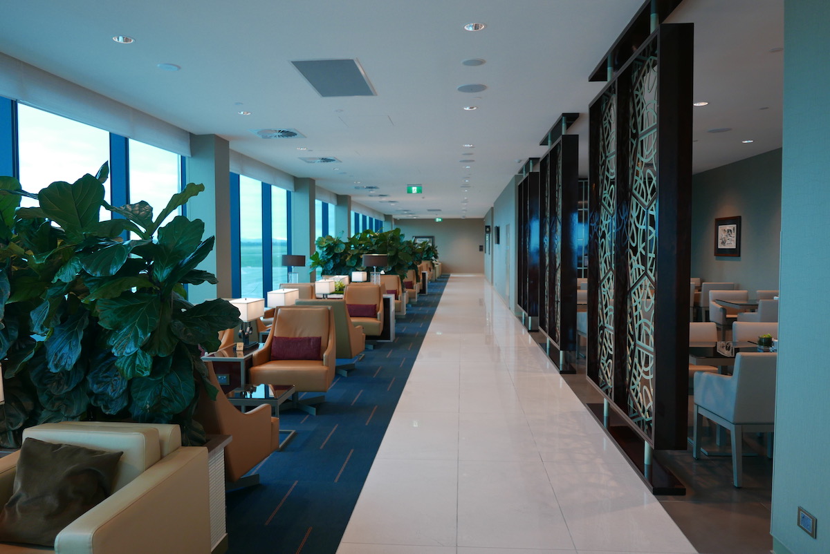 The Emirates Business & First Class Lounge Melbourne seating area