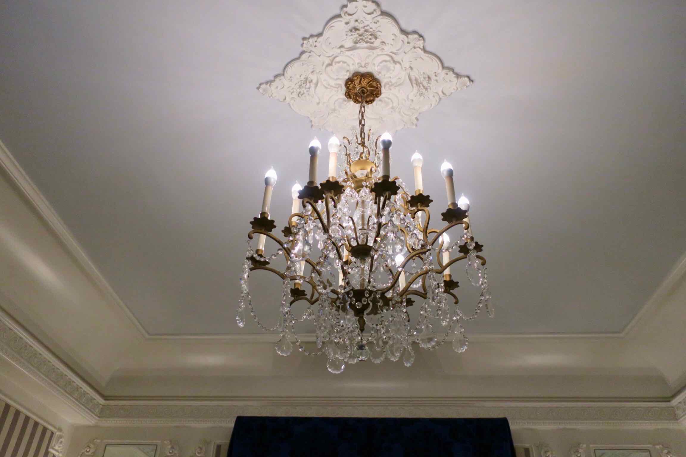 The St. Regis New York Superior Room chandelier