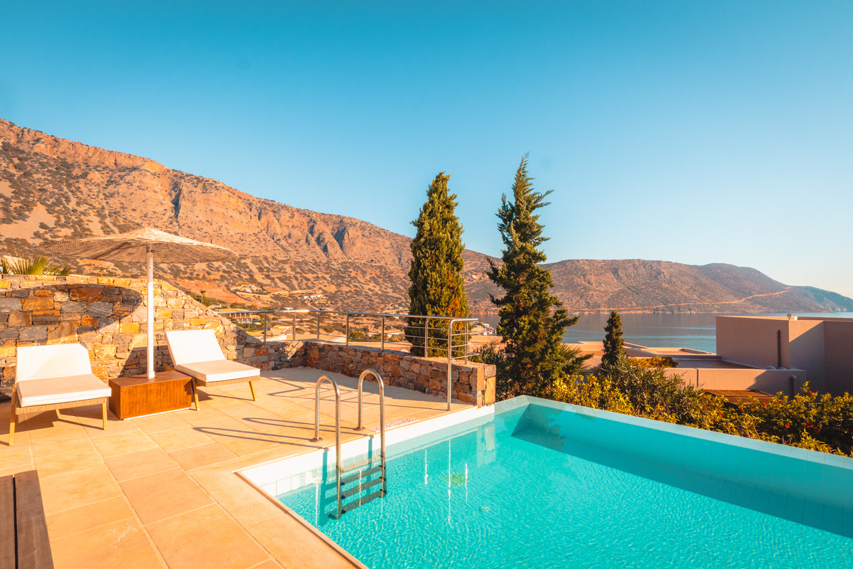 Blue Palace Crete Island Luxury Suite outdoor pool