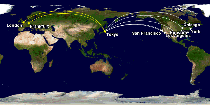 ANA 777 routes