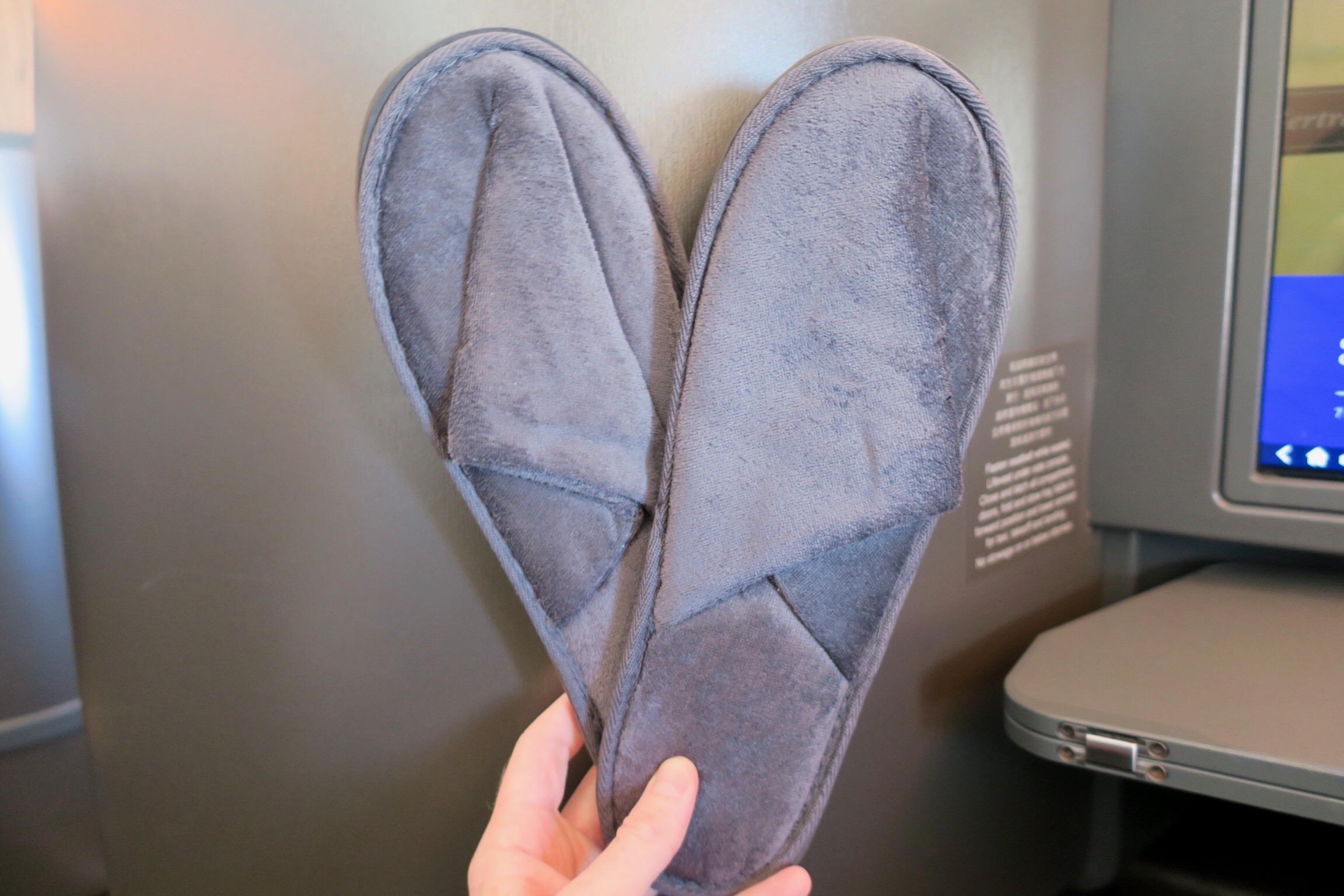 China Airlines Business Class slippers