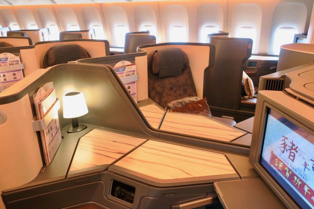 China Airlines 777-300ER Business Class seats