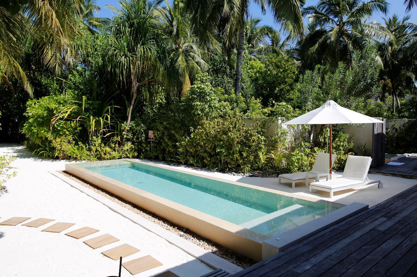 Conrad Rangali Maldives Beach Suite pool 1