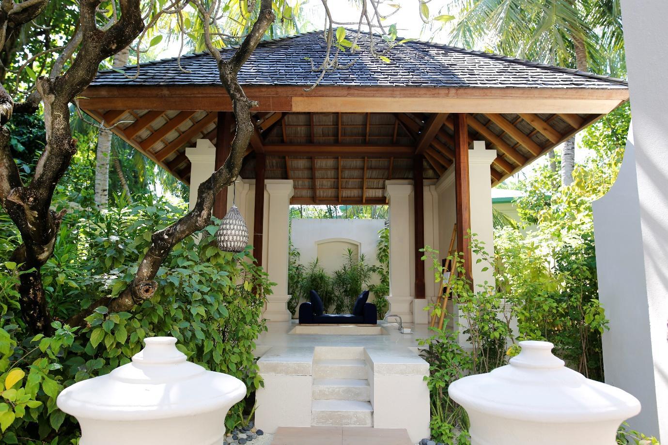 Conrad Rangali Maldives Beach Suite outdoor pavilions