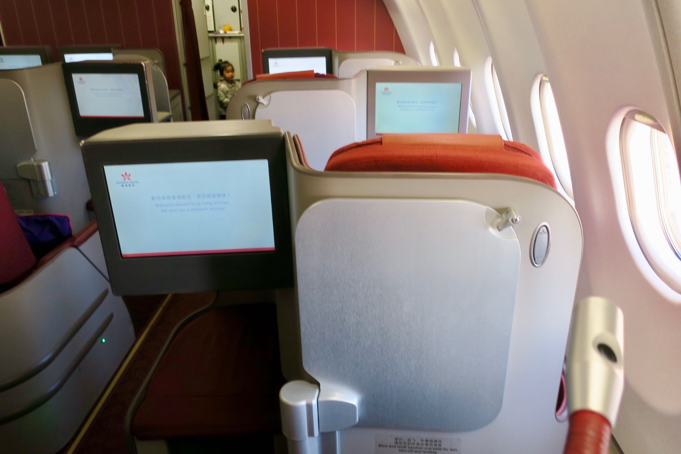 Hong Kong Airlines A330 Business Class aisle seat