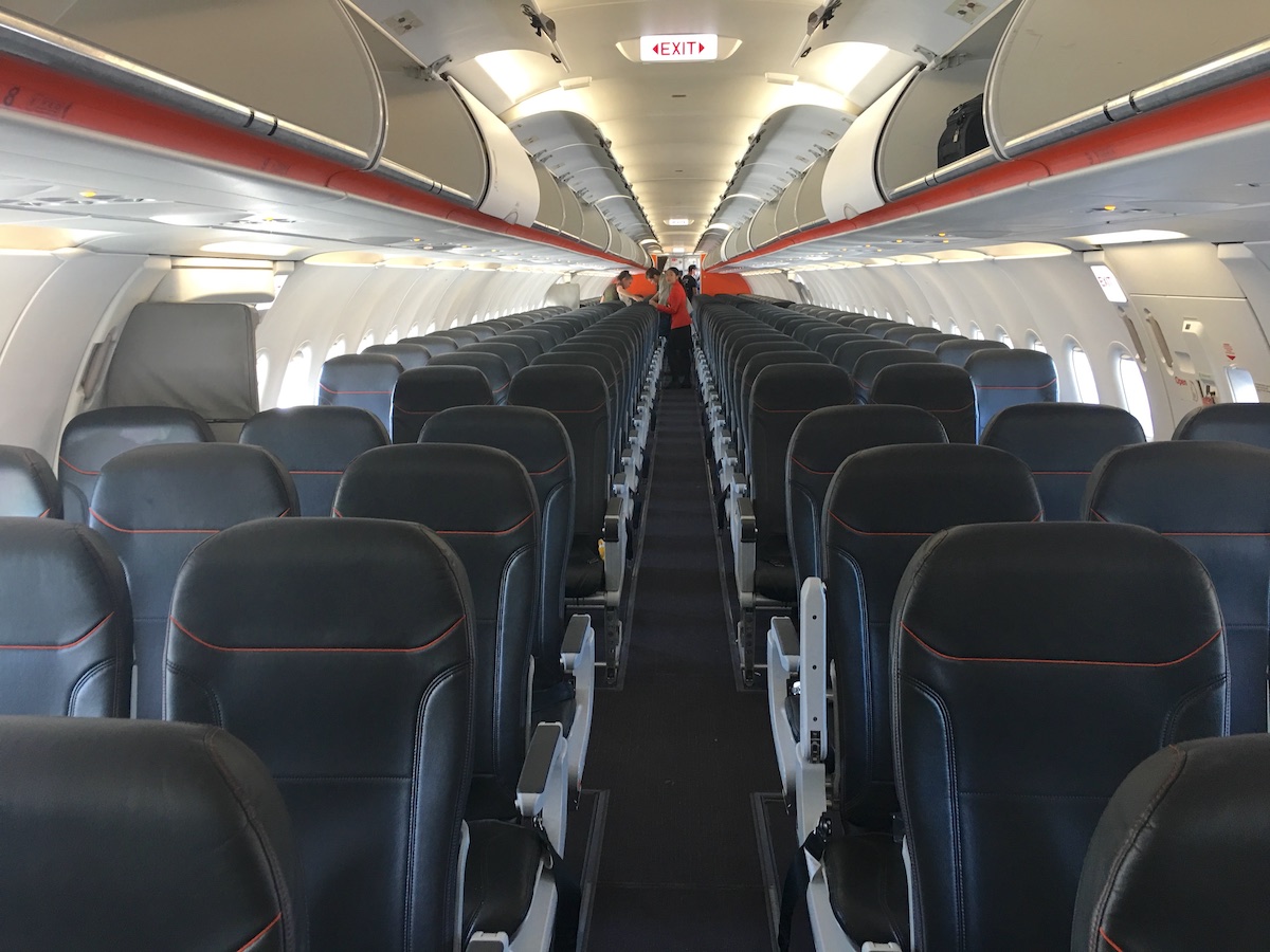 Jetstar Economy Class cabin