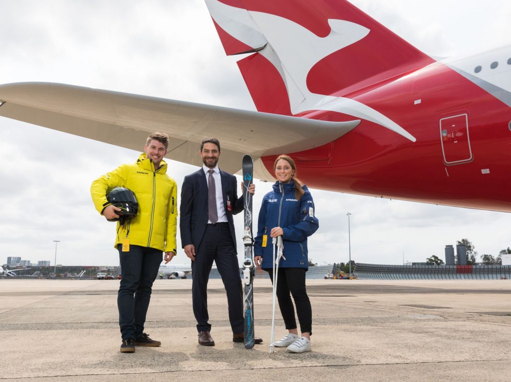 Qantas Sapporo flight launch