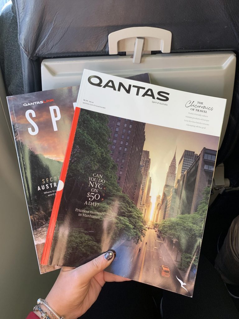 QantasLink Dash 8-Q400 onboard magazine