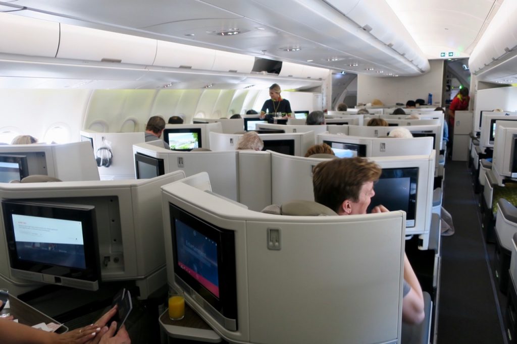 TAP Portugal A330neo Business Class cabin